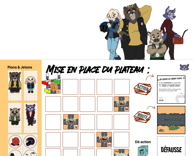 image du jeu Bikers au grand cœur